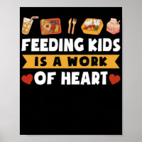 Lunch Lady Feeding Kids
