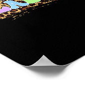 Poster Lunch Lady Professeur Funny Pâques Jour de Pâques  (Coin)