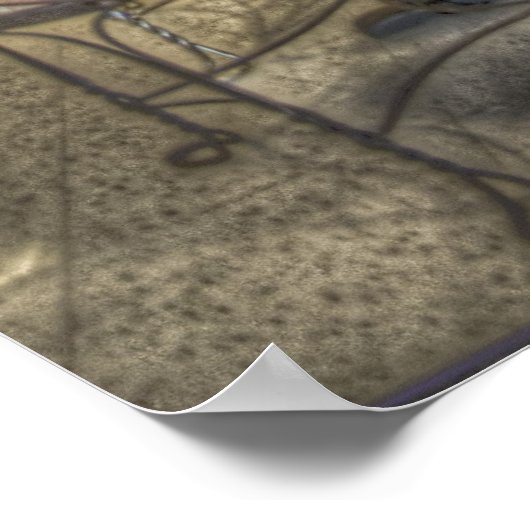 Poster Luncheonette vintage (Coin)