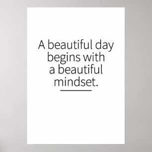 Poster Lundi Motivation de l'esprit Crédit d'art inspiré