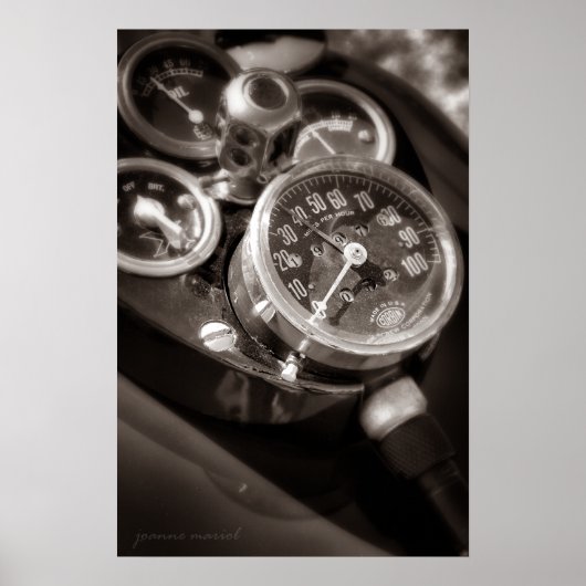 Poster Lundi moto (Devant)