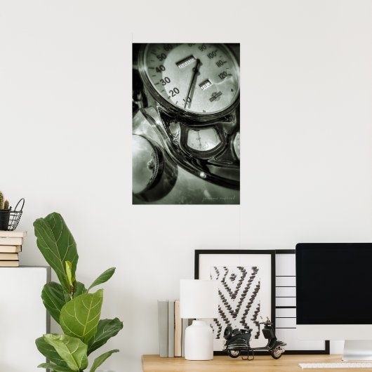 Poster Lundi moto (Bureau à domicile)