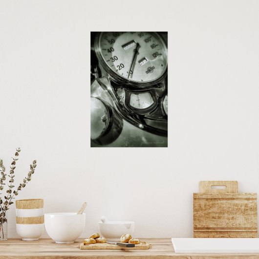 Poster Lundi moto (Cuisine)