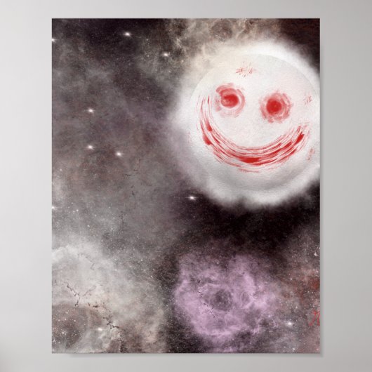 Poster lune (Devant)