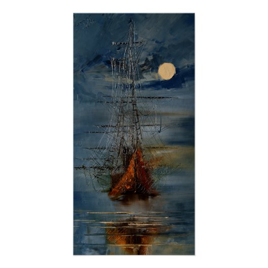 Poster Lune (Devant)