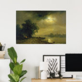 Poster Lune (Bureau à domicile)