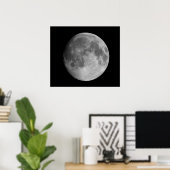 Poster Lune (Bureau à domicile)
