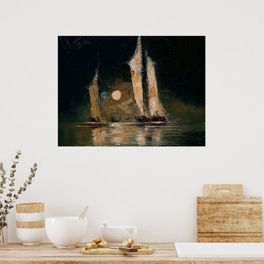 Poster Lune (Cuisine)