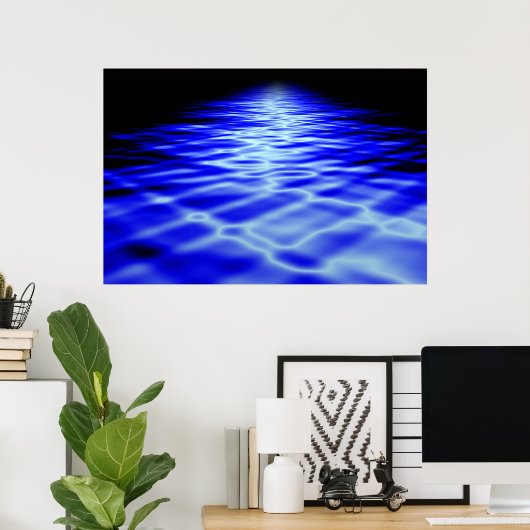 Poster Lune (Bureau à domicile)