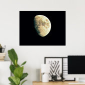 Poster Lune (Bureau à domicile)