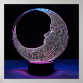 Poster Lune 3d (Devant)