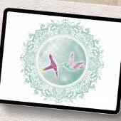 Poster Lune à fleurs complète | Illustration de May Moon