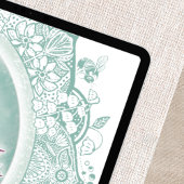 Poster Lune à fleurs complète | Illustration de May Moon