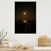Poster Lune au-dessus de l'Atlantique (Cuisine)
