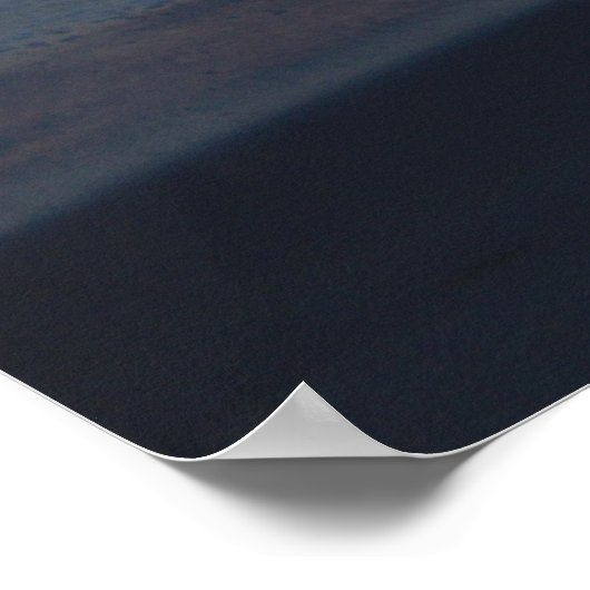 Poster Lune Au-Dessus De L'Atlantique #4705 Imprimer (Coin)