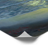 Poster Lune au-dessus de l'océan (Coin)