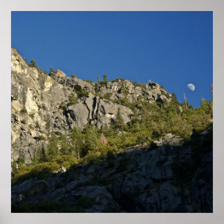 Poster Lune au-dessus du canyon des rois