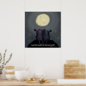 Poster Lune au fromage (Cuisine)