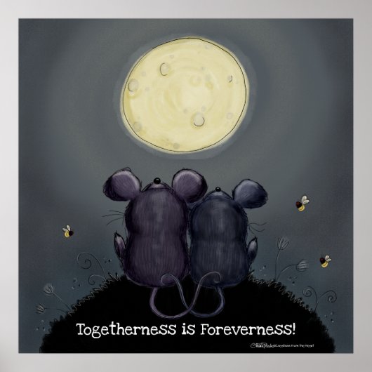 Poster Lune au fromage (Devant)