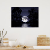 Poster Lune bleue (Cuisine)