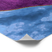 Poster Lune Bleue (Coin)