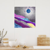Poster Lune Bleue (Cuisine)