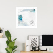 Poster lune bleue (Bureau à domicile)