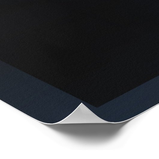 Poster Lune bleue (Coin)