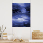 Poster Lune bleue (Cuisine)