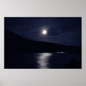 Poster Lune bleue (Devant)