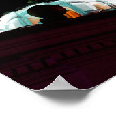 Poster Lune & cross, Quito, Equateur (Coin)