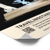 Poster Lune dans la fenêtre (Coin)