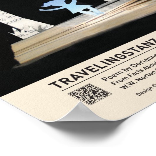 Poster Lune dans la fenêtre (Coin)