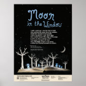 Poster Lune dans la fenêtre (Devant)