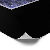 Poster Lune dauphin (Coin)