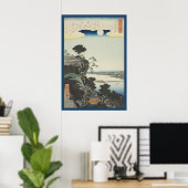 Poster Lune d'automne sur le temple d'Ishiyama (Bureau à domicile)