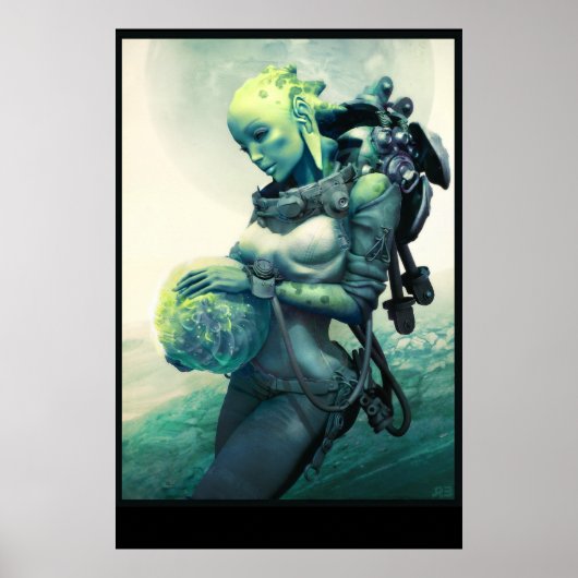 Poster Lune de bébé (Devant)