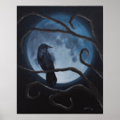 Poster lune de corbeau (Devant)