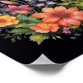 Poster Lune de fleurs (Coin)