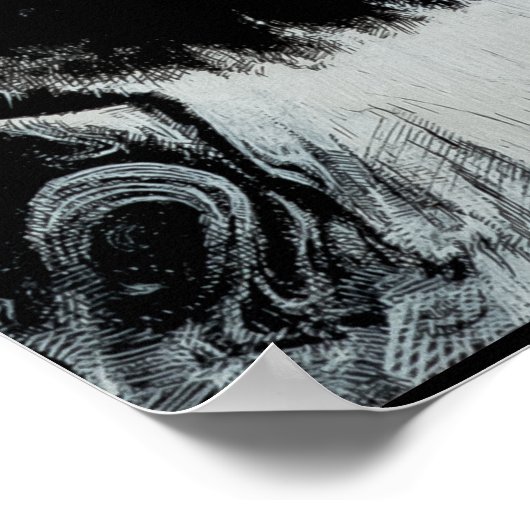 Poster Lune de gravité (Coin)