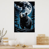 Poster Lune de l'ours noir (Cuisine)