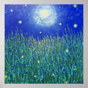 Poster Lune de luciole