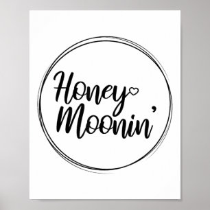 Poster Lune de miel Couple Mariage Lune de miel Mariées S