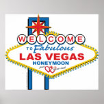 Poster Lune de miel de Las Vegas<br><div class="desc">Las Vegas Poster design</div>