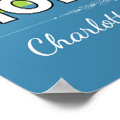 Poster Lune de miel romantique Montego Bay Jamaïque Carte (Coin)