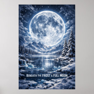 POSTER LUNE DE NEIGE