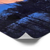 Poster Lune de neige 2017 (Coin)