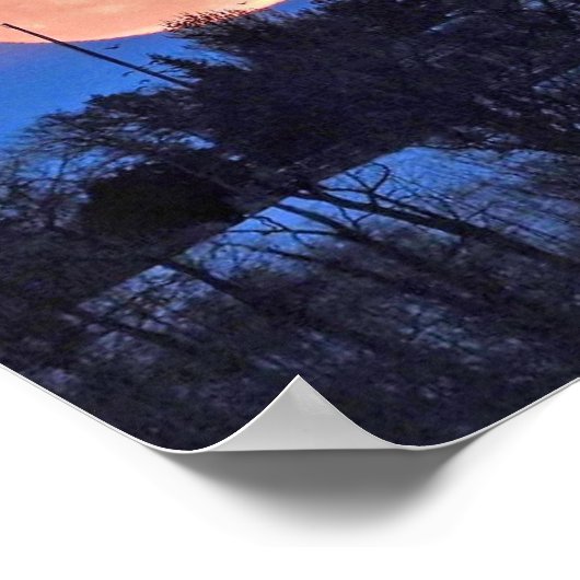 Poster Lune de neige 2017 (Coin)