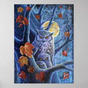 Poster Lune de récolte