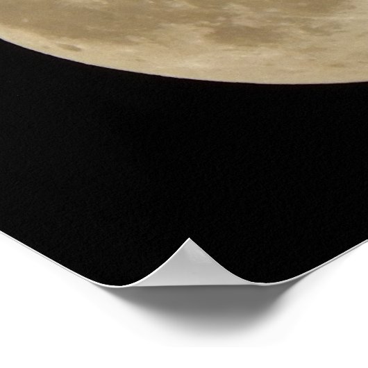 Poster Lune de récolte complète (Coin)